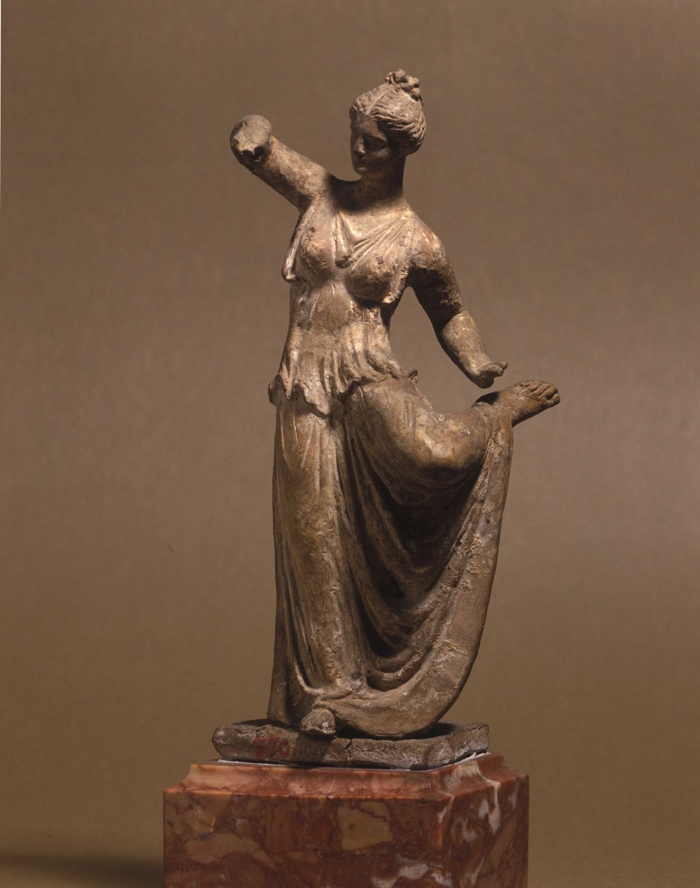 Mycensk sivilisasjon: Tanagra-danser, 3. århundre f.Kr., Museo della Scala, Milano av Mycenaean Mycenaean