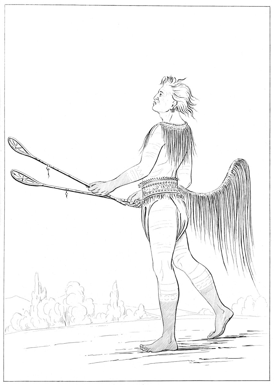 A Distinguished Ball Player, 1841. av Myers and Co