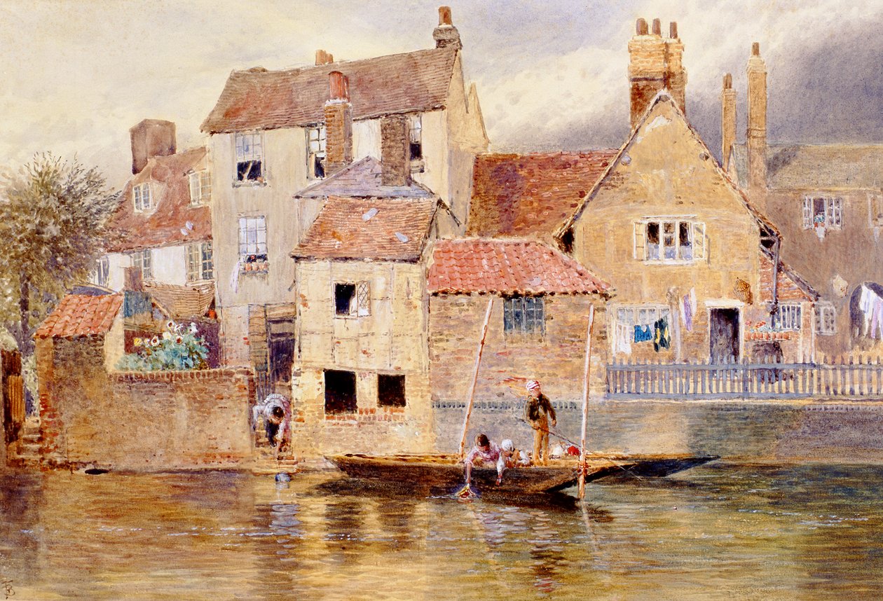 De gamle hyttene på Eton av Myles Birket Foster