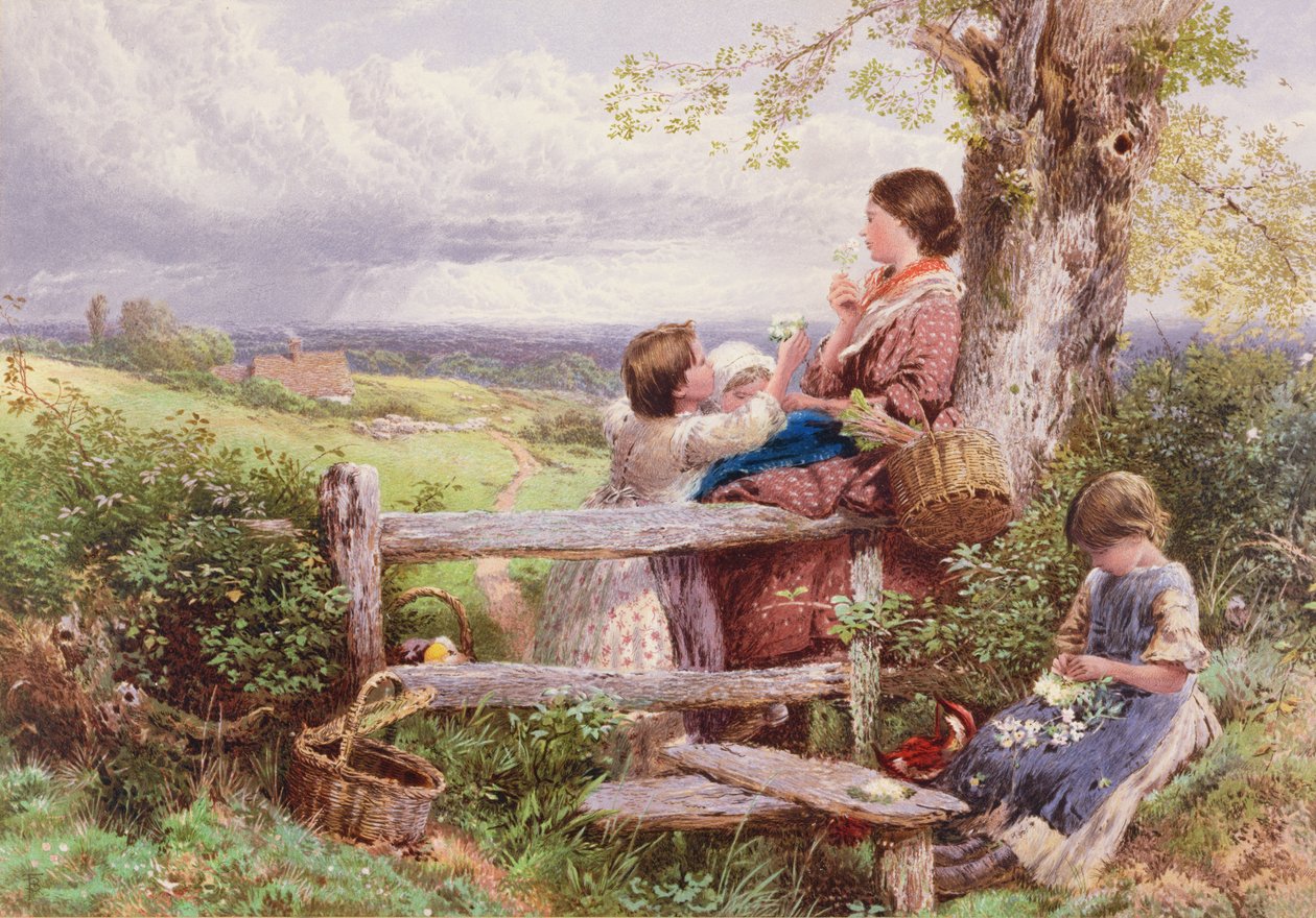 Den rustikke stilen av Myles Birket Foster