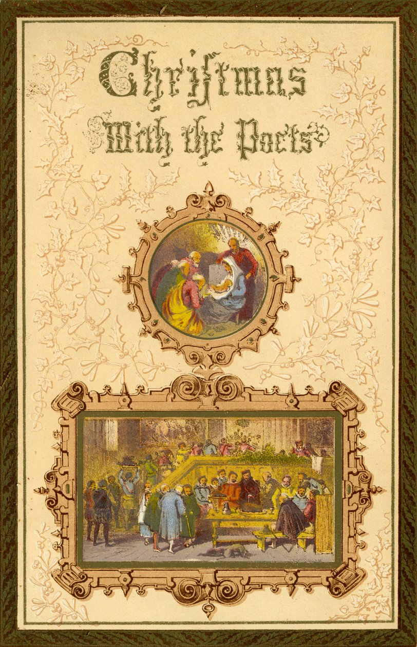 Jul med poetene - frontispice av Myles Birket Foster