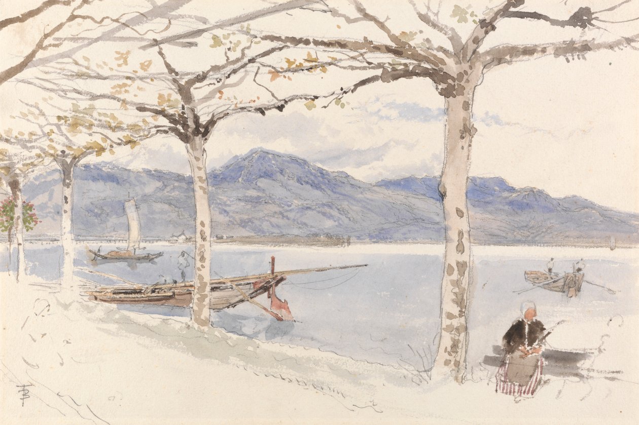 Lago Maggiore, Italia av Myles Birket Foster
