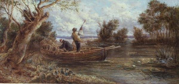 Sette ålefeller av Myles Birket Foster
