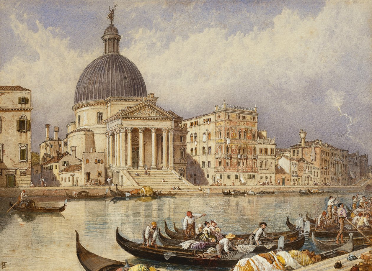 Kirken San Simone og San Guida av Myles Birket Foster