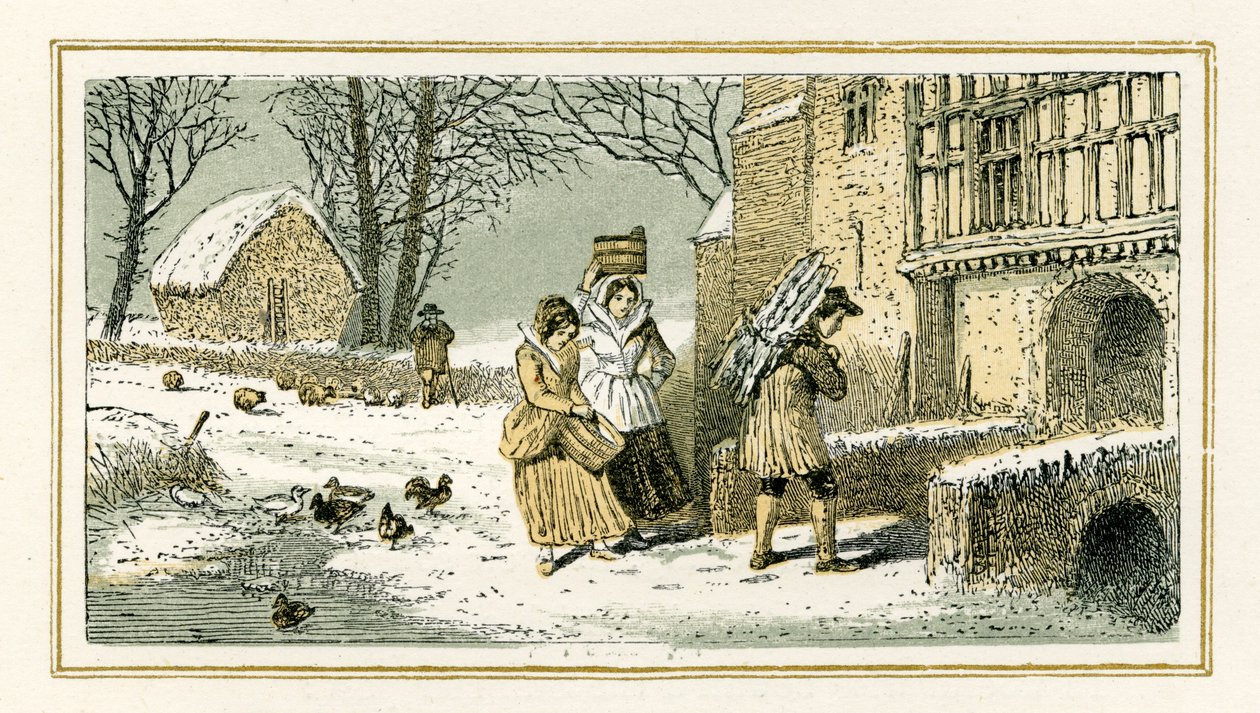 Winter av William Shakespeare av Myles Birket Foster