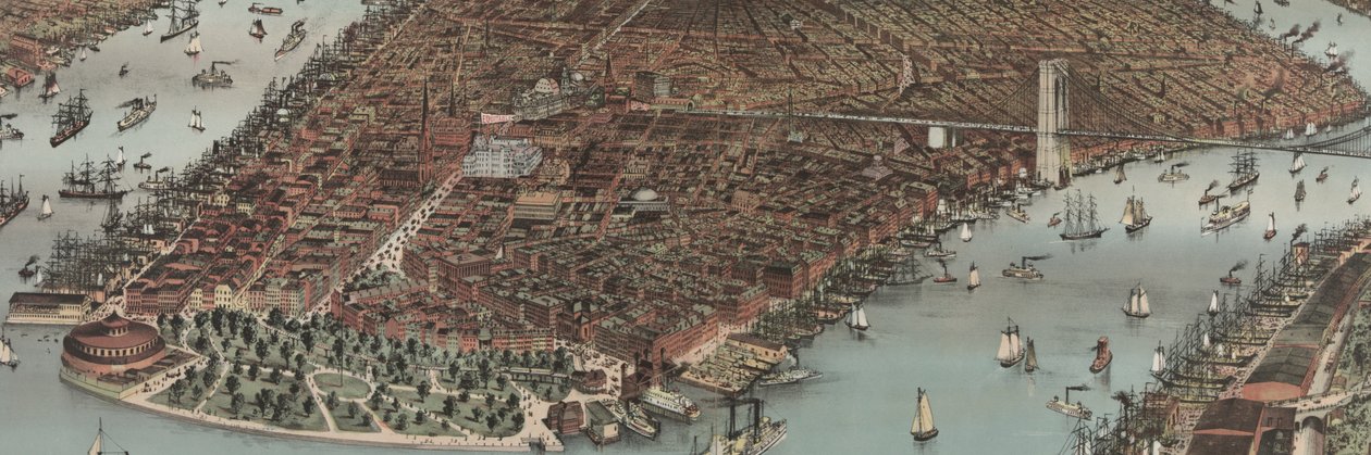 Byen New York av Nathaniel Currier