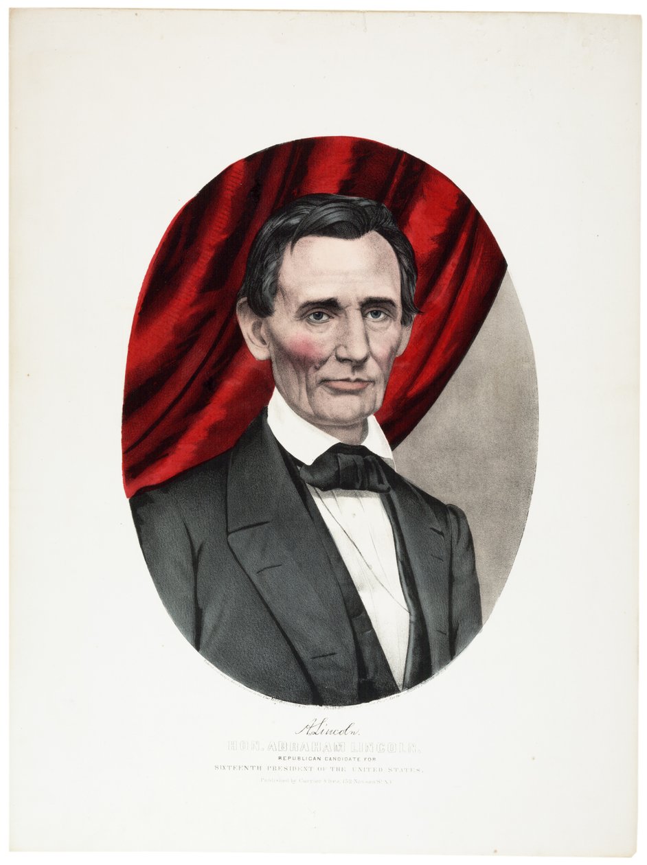 Abraham Lincoln, 1860 av N. and Ives, J.M. Currier