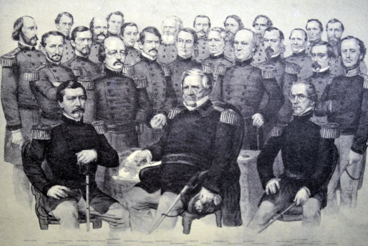 Currier & Ives Illustrasjon 1800-tallet. Unionens mestere. av N. and Ives, J.M. Currier
