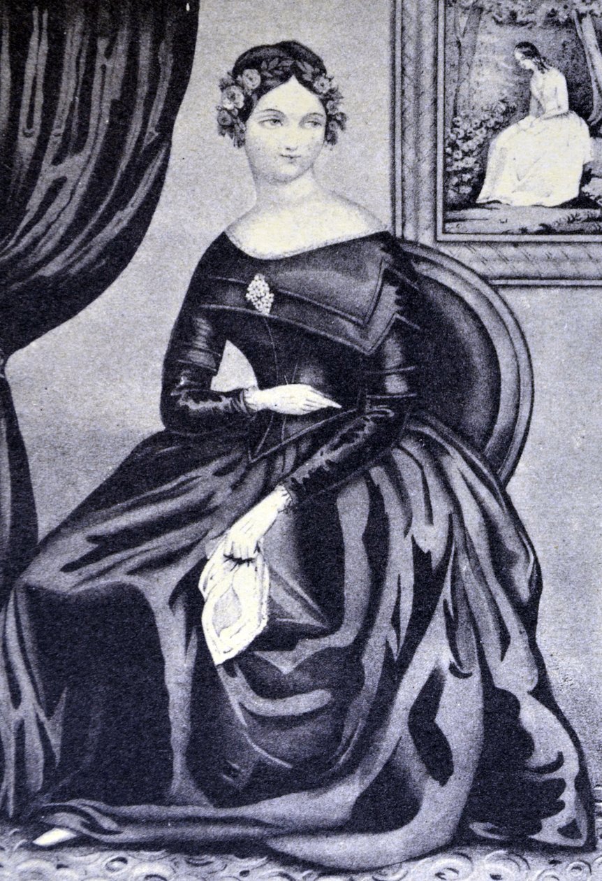 Currier & Ives Illustrasjon 1800-tallet. Julia av N. and Ives, J.M. Currier