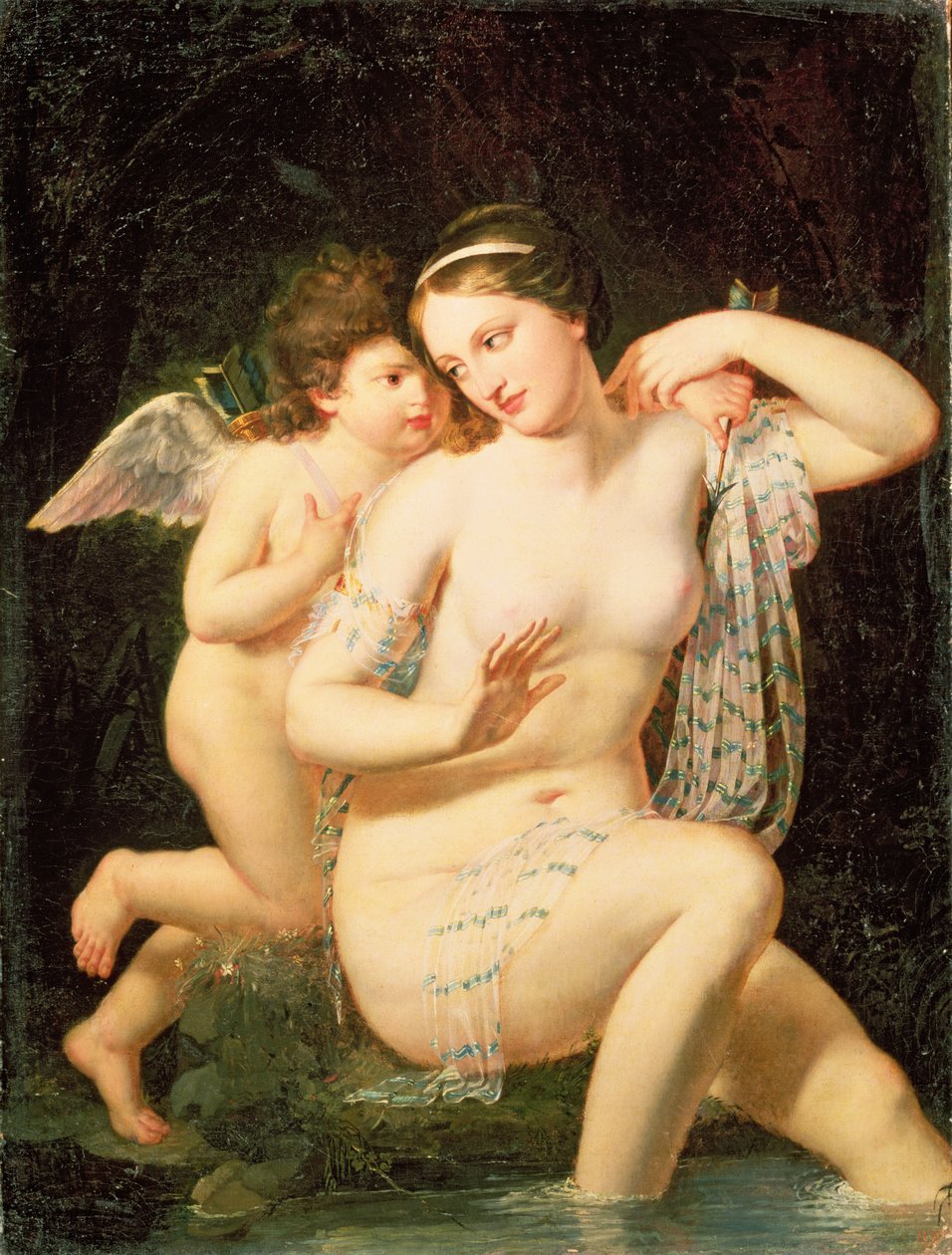 Venus og Amor av N. de Courtaille