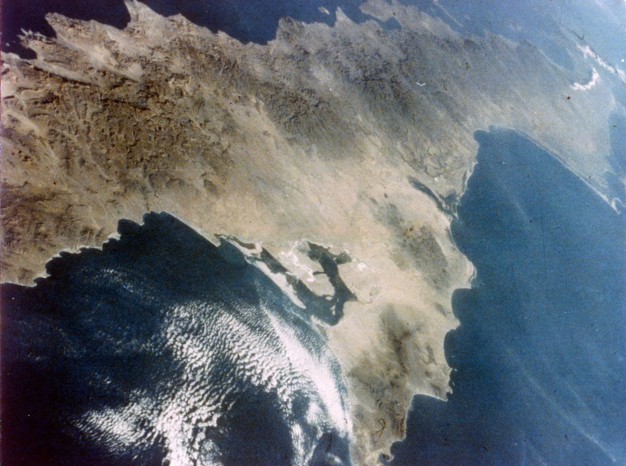 Baja California sett fra ombord på den andre romfergen, november 1981. av NASA Images