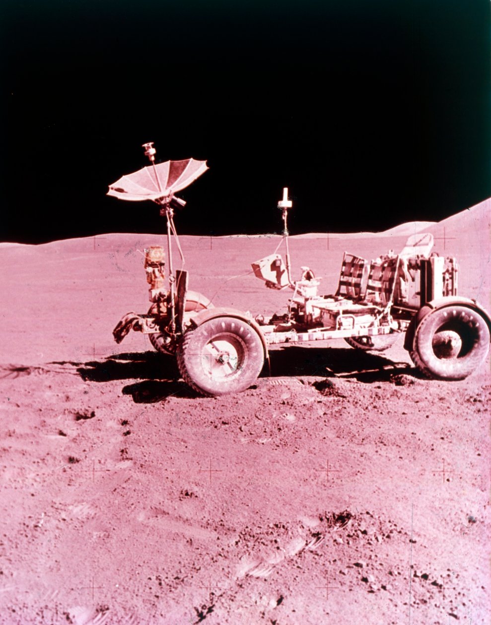 Det første Lunar Roving Vehicle, Apollo 15, juli 1971. av NASA Images
