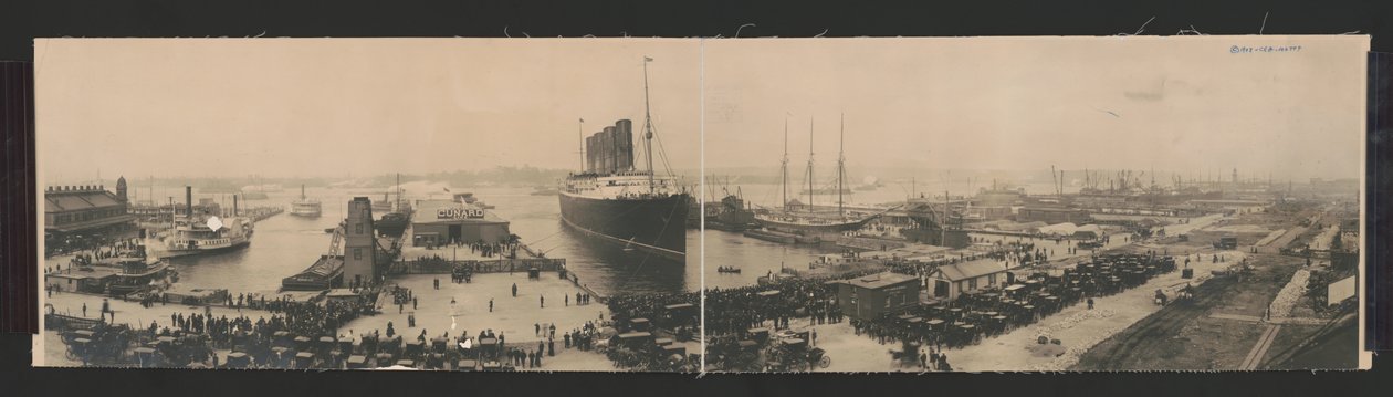 Lusitania ved slutten av rekordreisen av N.W. Penfield