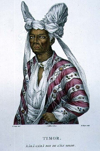 Naba-Leba, Queen of the Island of Solor, nær Timor, plate 25 fra 