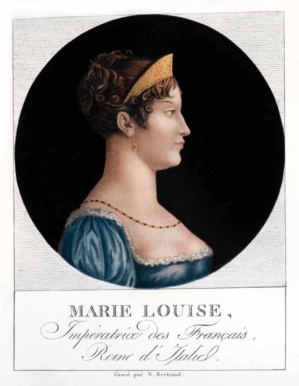 Marie Louise, hertuginne av Parma, tidlig på 1800-tallet, 1912. av N. Bertrand