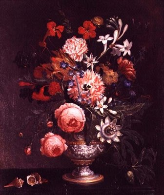 Stilleben (en av et par) av N. Javrillard