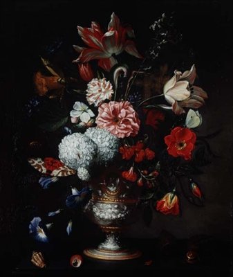 Stilleben (en av et par) av N. Javrillard