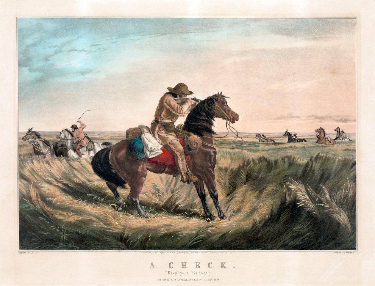 Old West Sharpshooter av Currier & Ives av Currier and Ives