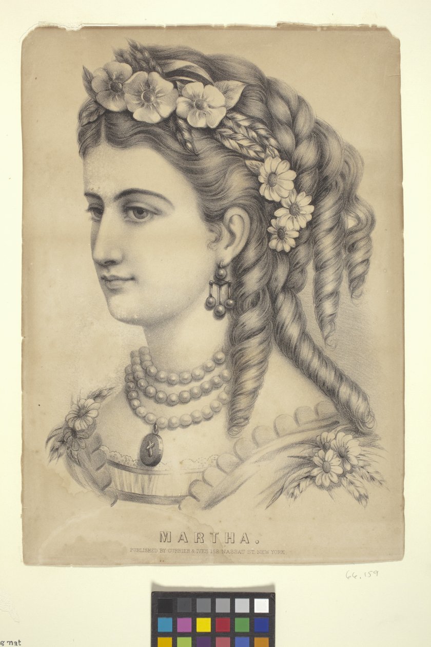Martha (litografi) av N. and Ives J.M. (1824 95) Currier