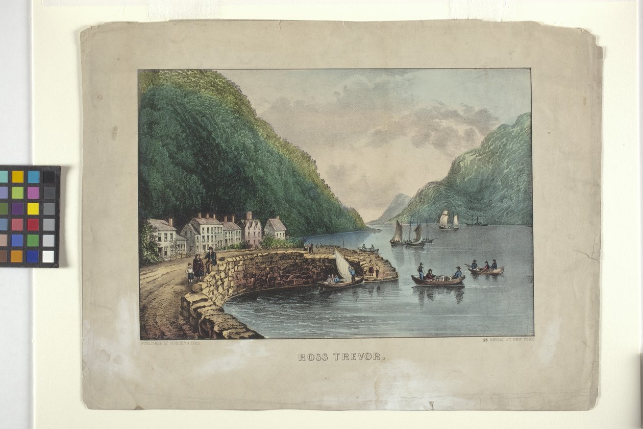 Ross Trevor (håndfarget litografi) av N. and Ives J.M. (1824 95) Currier