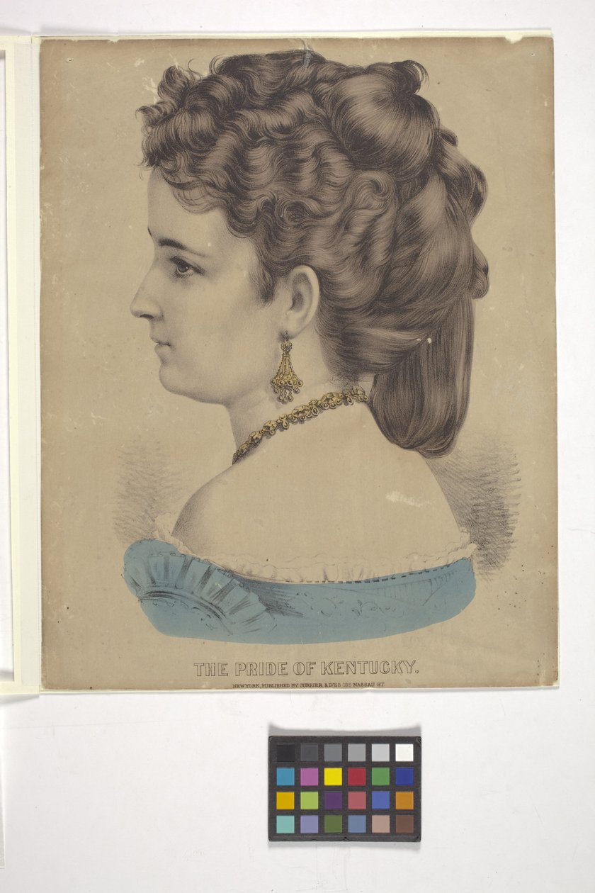 The Pride Of Kentucky (håndfarget litografi) av N. and Ives J.M. (1824-95) Currier