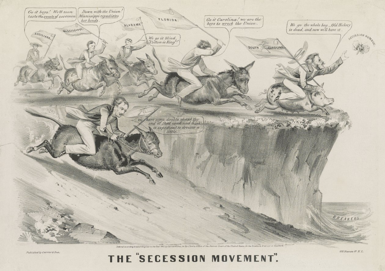 "løsrivelsesbevegelsen" av Currier and Ives