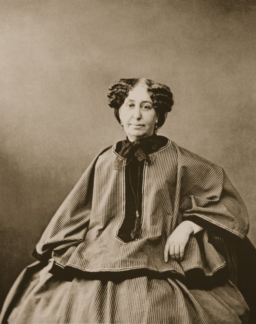 George Sand, 1865 (fotogravyr) av Nadar