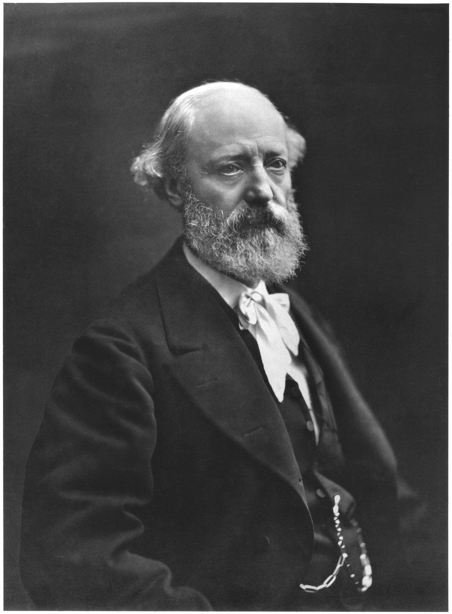 Portrett av Eugene Emmanuel Viollet-le-Duc, 1878 av Nadar