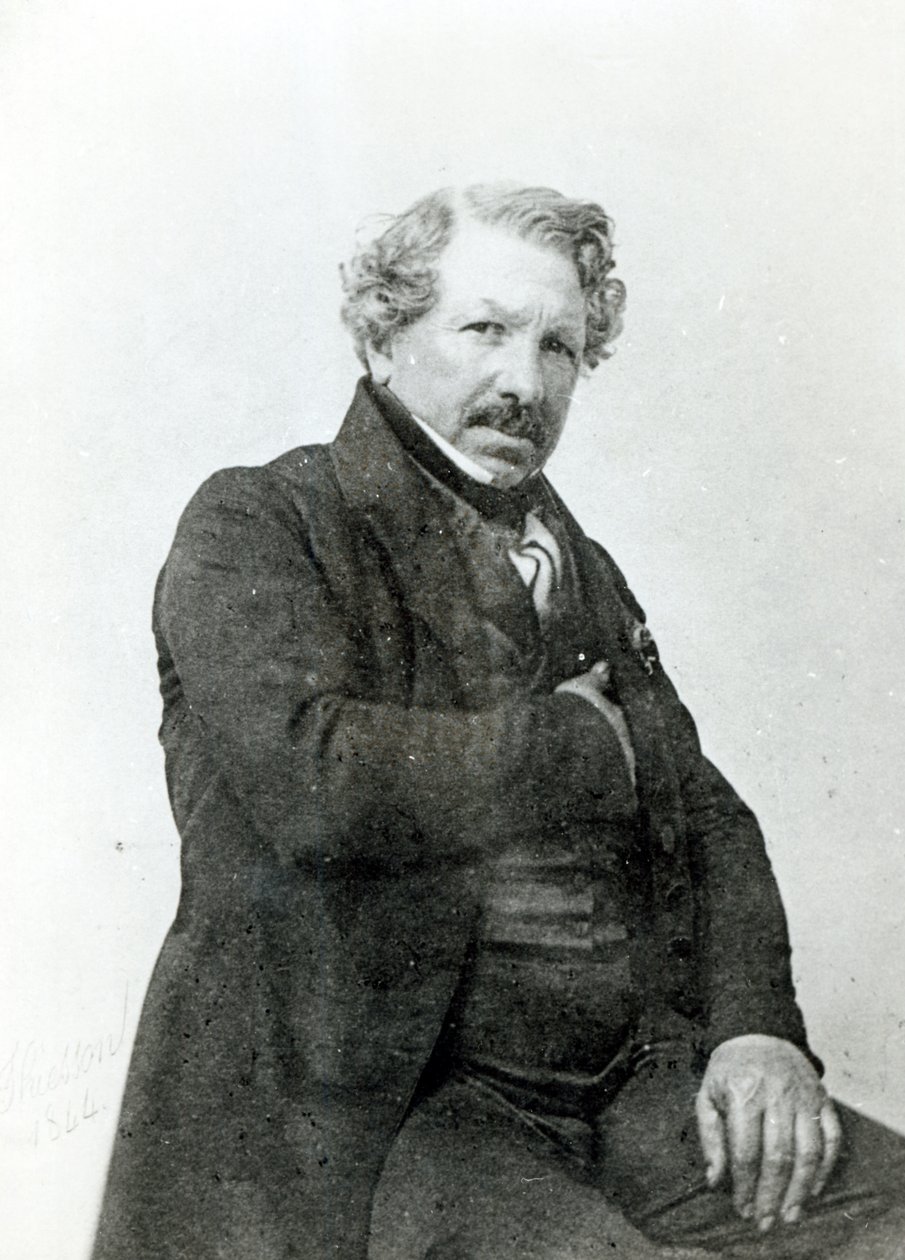 Portrett av Louis-Jacques Daguerre (1787-1851) av Nadar