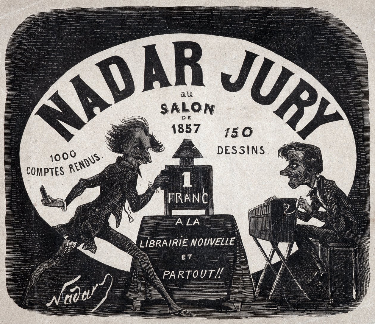 Album «Nadar-juryen i 1857-salongen» av Nadar