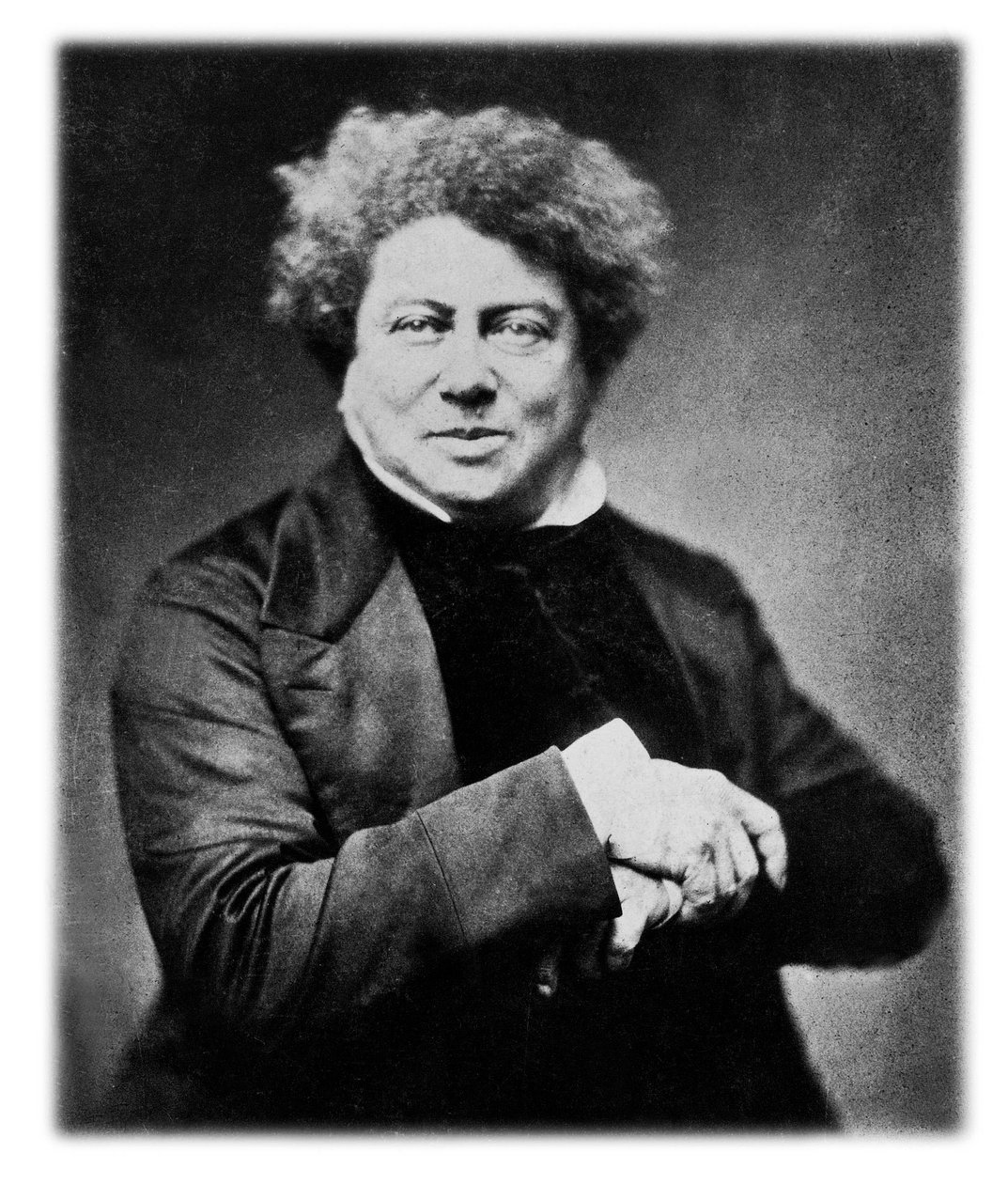 Alexandre Dumas The Elder (1802-1870) fransk forfatter, bilde av Nadar ca. 1855 av Nadar