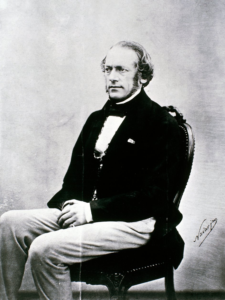 Charles-Auguste de Bériot (s/hvitt bilde) av Nadar