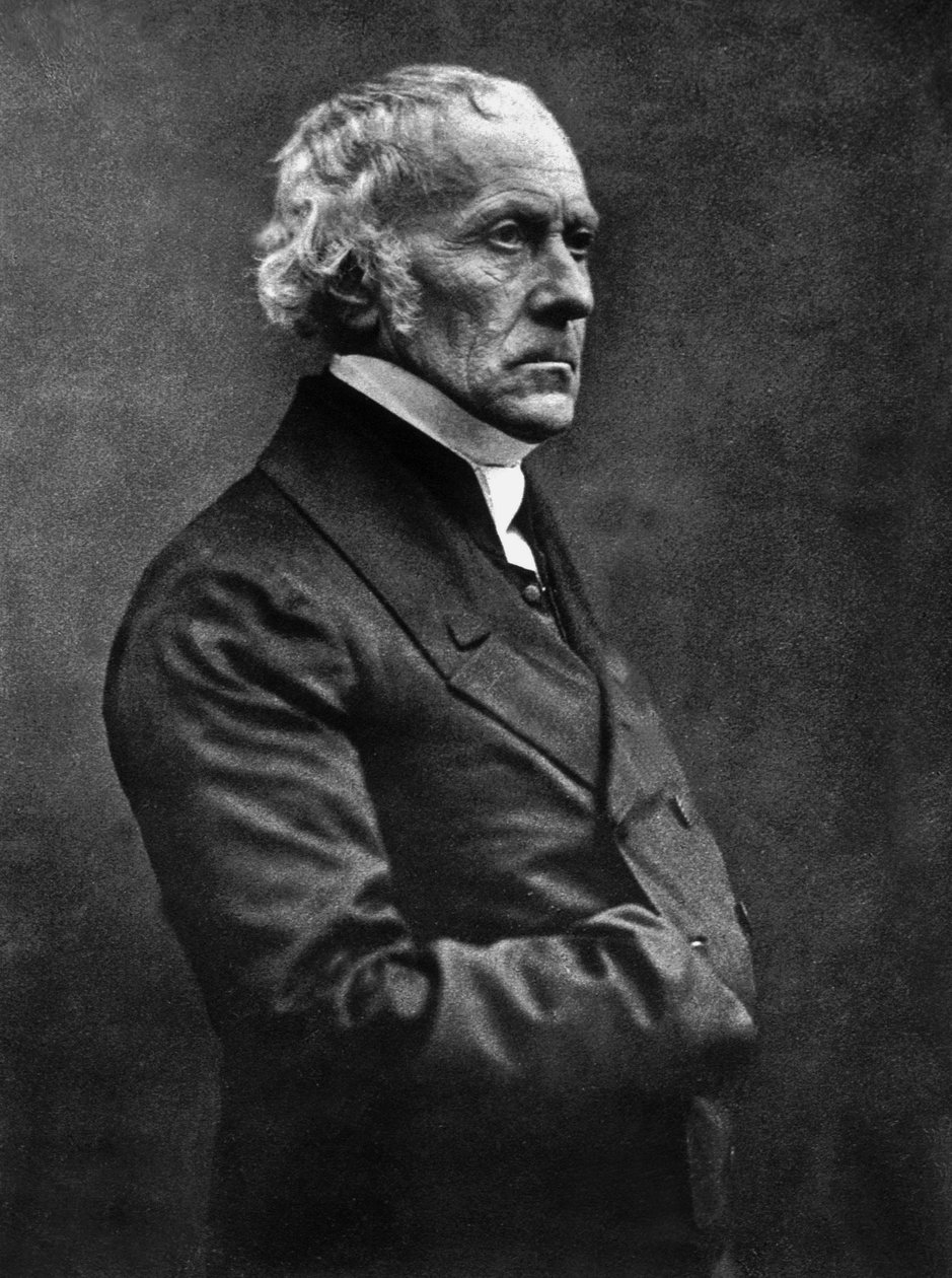 Francois Guizot (1787-1874) fransk historiker og politiker, bilde av Nadar, april 1850 av Nadar