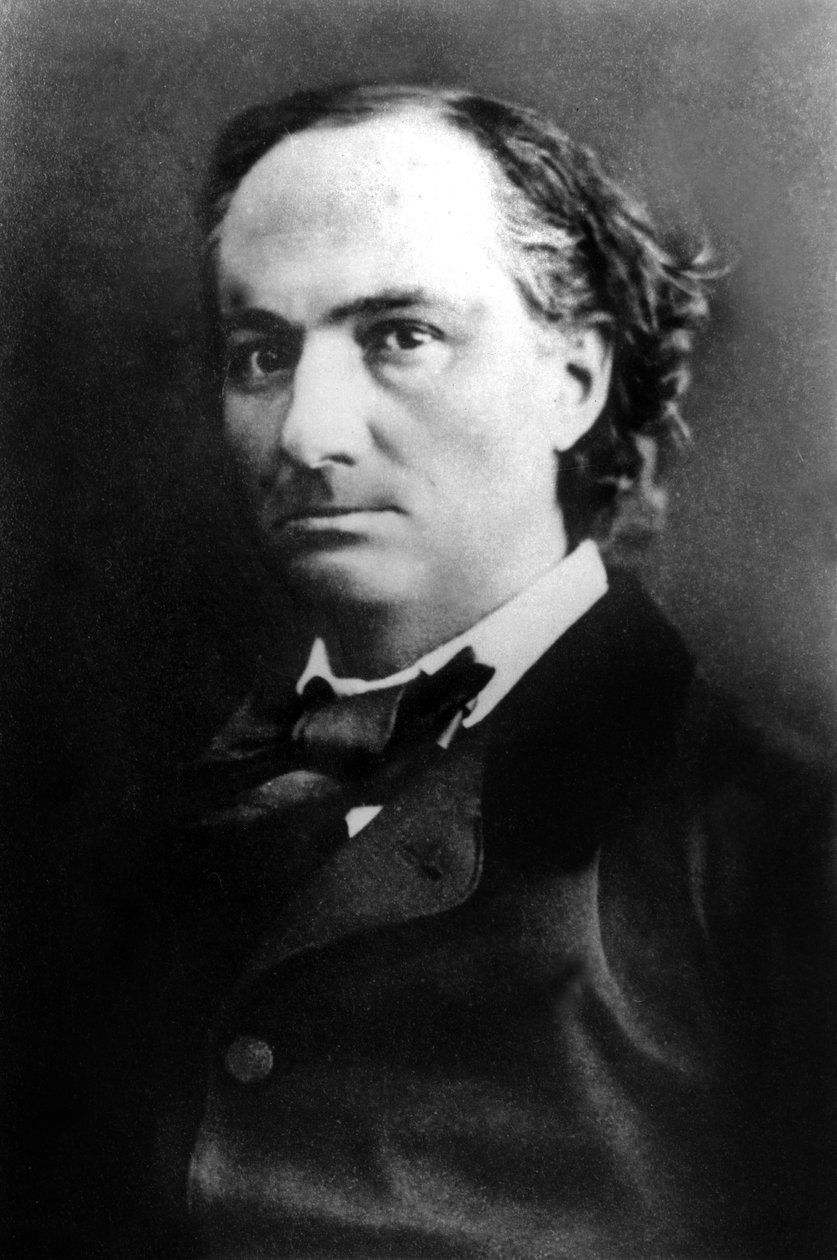 Den franske poeten Charles Baudelaire (1821 - 1867) fotografert av Nadar 1800-tallet av Nadar
