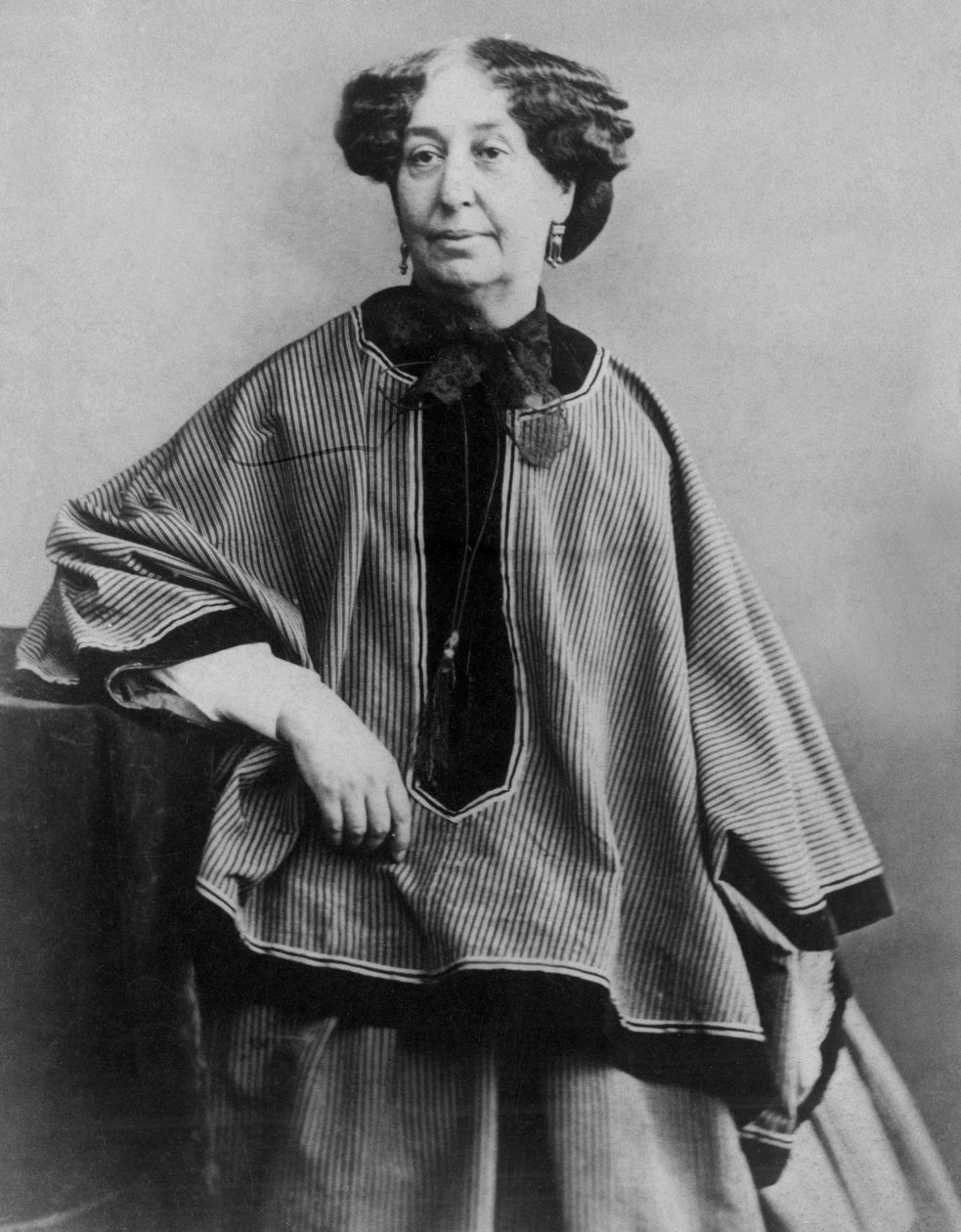 Den franske forfatteren George Sand (1804-1876), foto av Nadar 1864 av Nadar