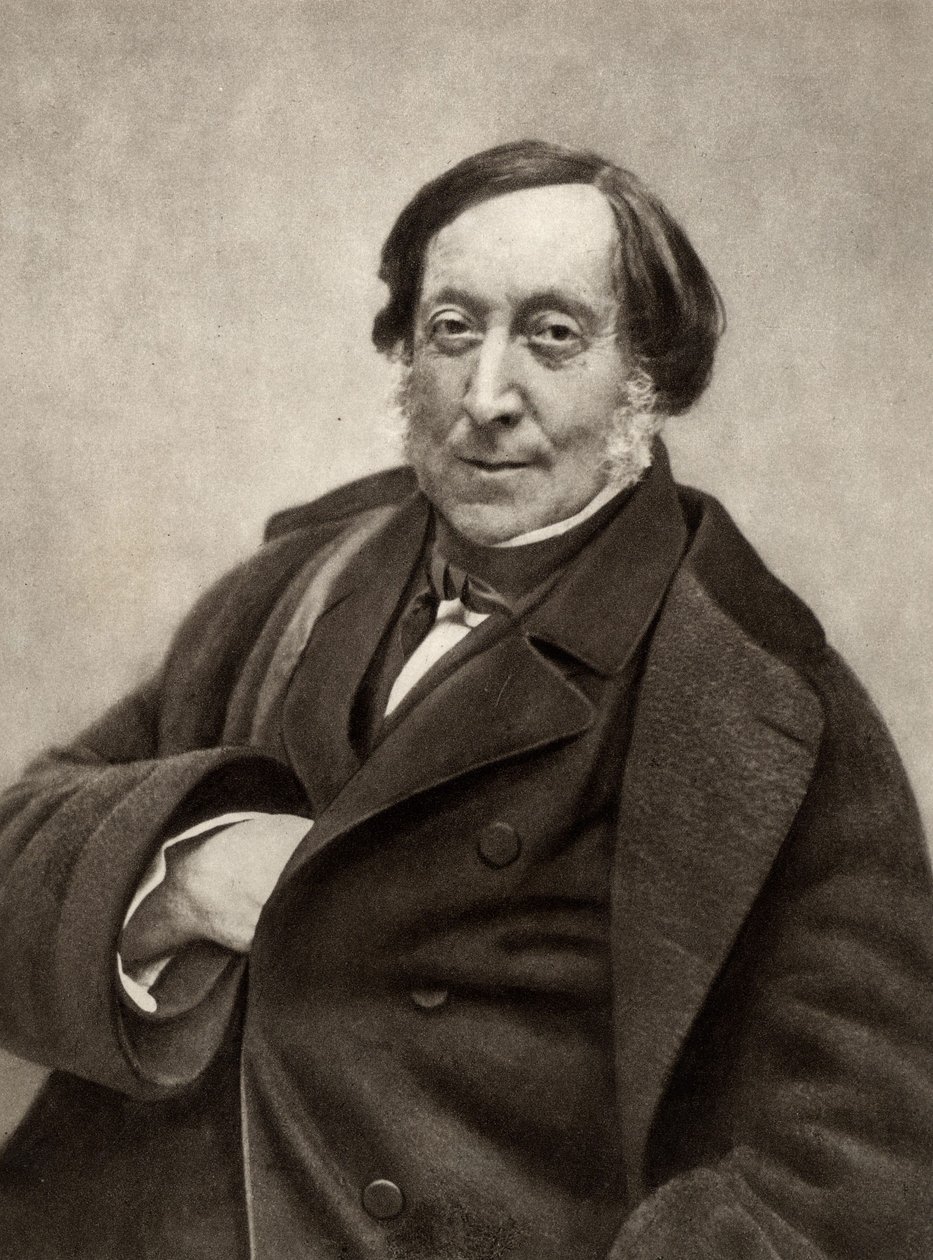Gioachino (Antonio) Rossini (1792-1868) av Nadar