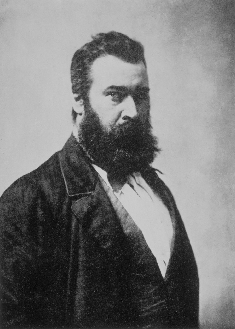 Jean-Francois Millet (1814-1875), fransk maler, fotografi av Nadar av Nadar