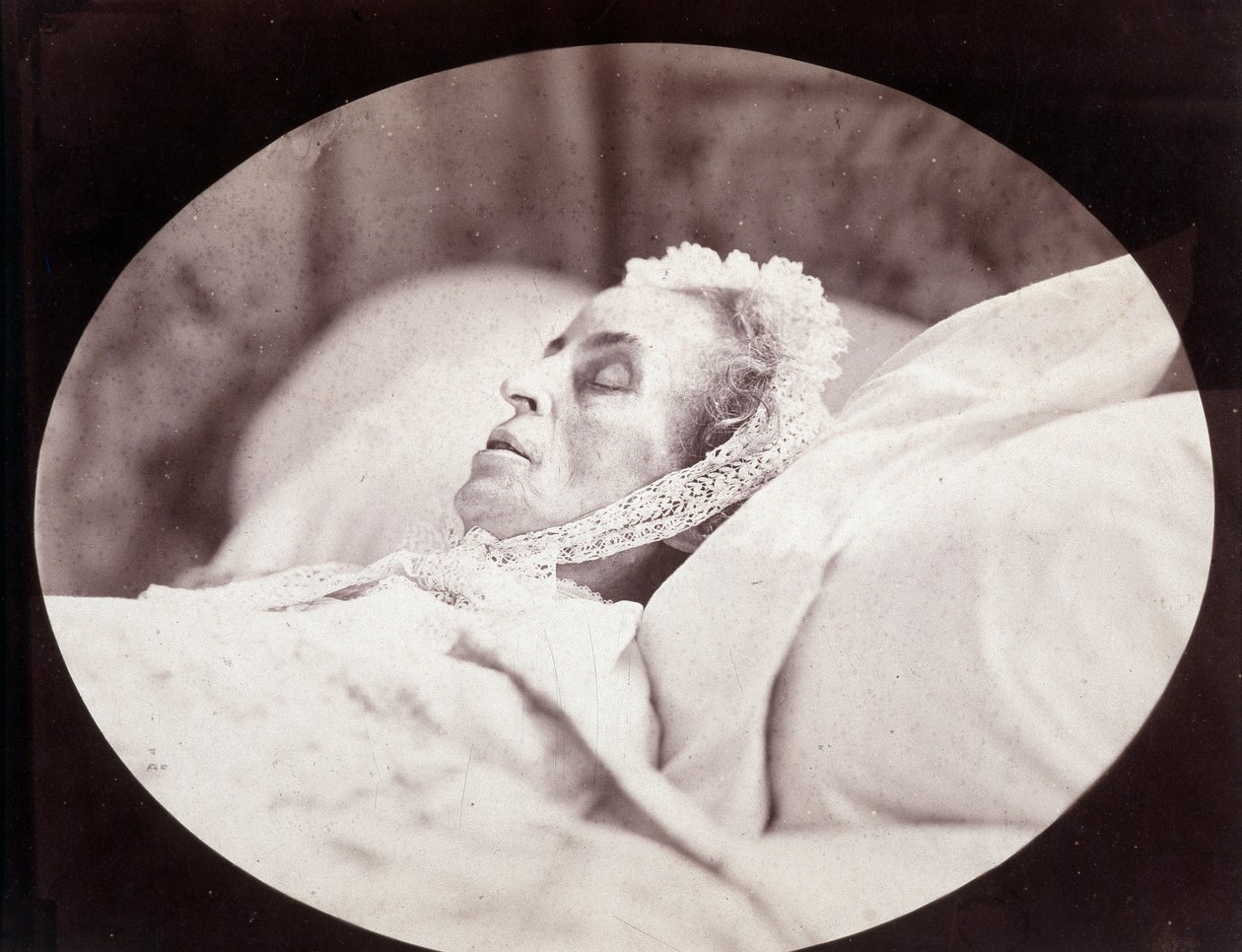 Marceline Desbordes-Valmore (Desbordes Valmore), fransk kvinne av bokstaven og berømt elegisk (1786-1859) av Nadar