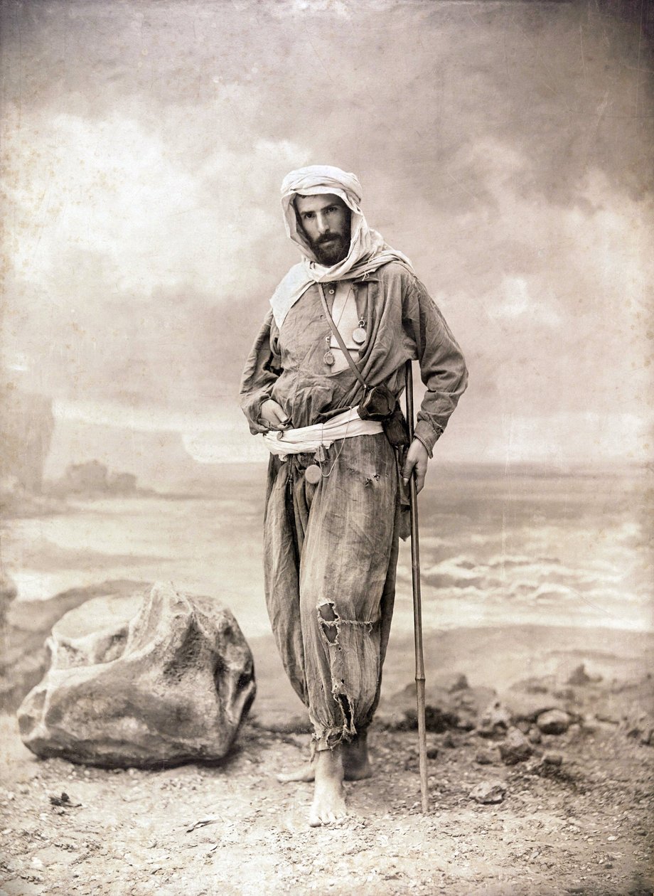 Pierre Savorgnan de Brazza (1852-1905) fransk oppdagelsesreisende, foto av Gaspard-Felix Tournachon aka Nadar av Nadar