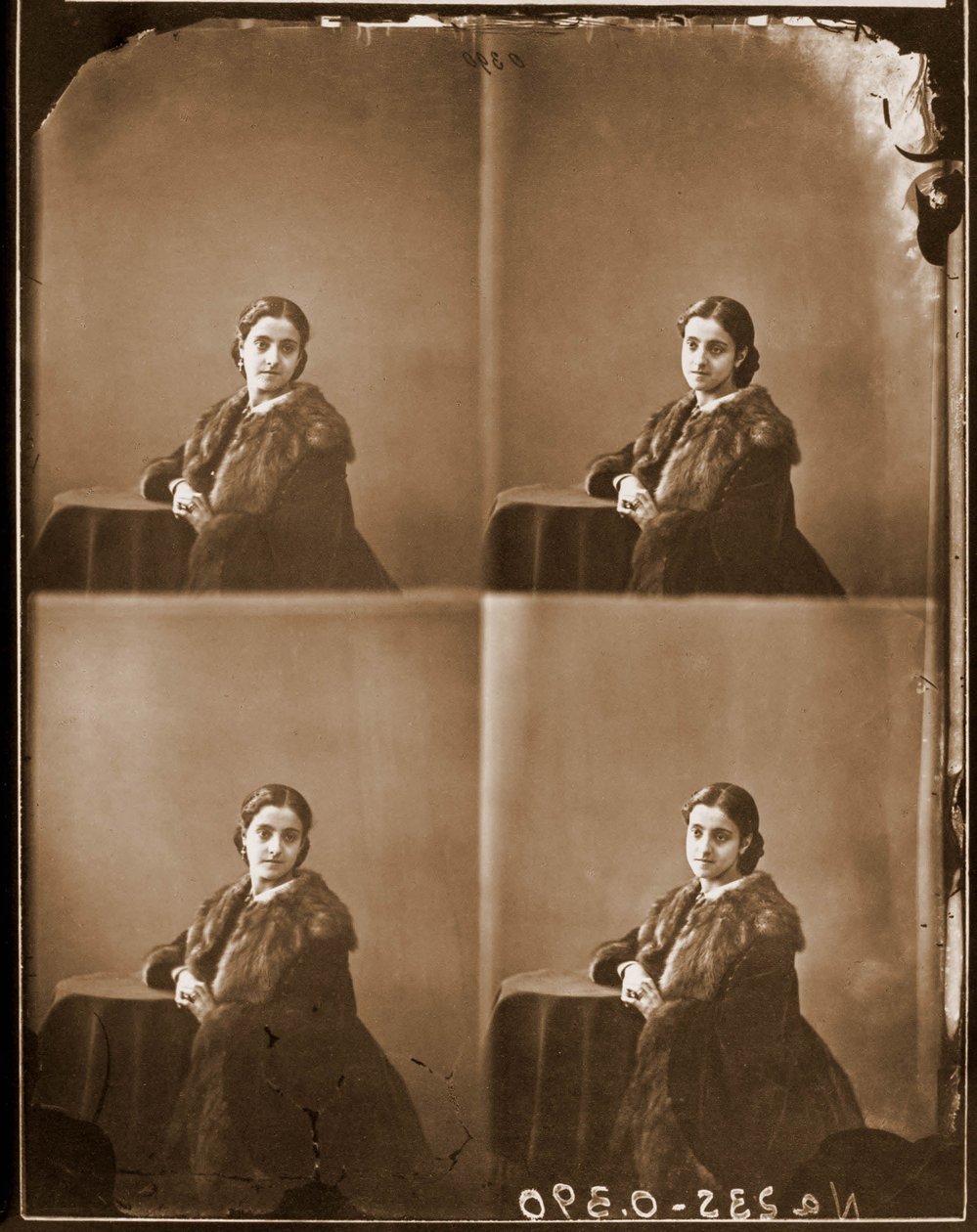 Portrett av Adelina Patti, sopran 1853-1919 (bilde) av Nadar