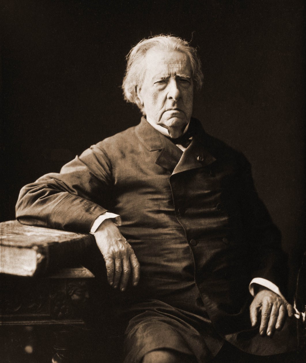 Portrett av Baron Taylor, filantrop 1789-1879 (bilde) av Nadar