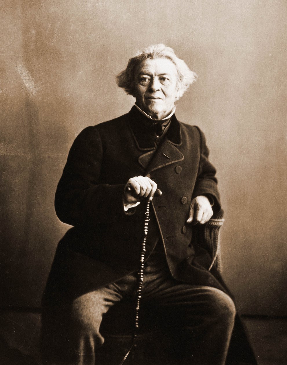 Portrett av Camille Corot, maler 1796-1875 (bilde) av Nadar