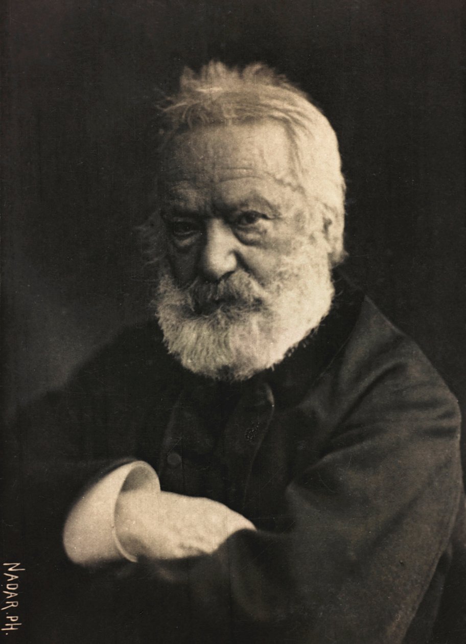 Portrett av den franske forfatteren Victor Hugo av Nadar