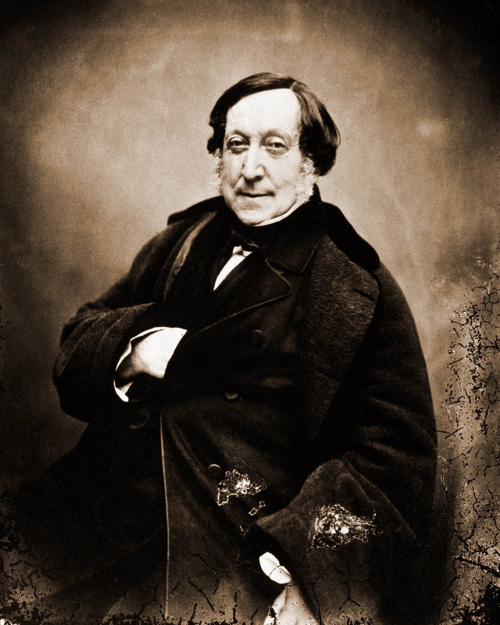 Portrett av Gioachino Rossini, komponist 1792-1868 (bilde) av Nadar