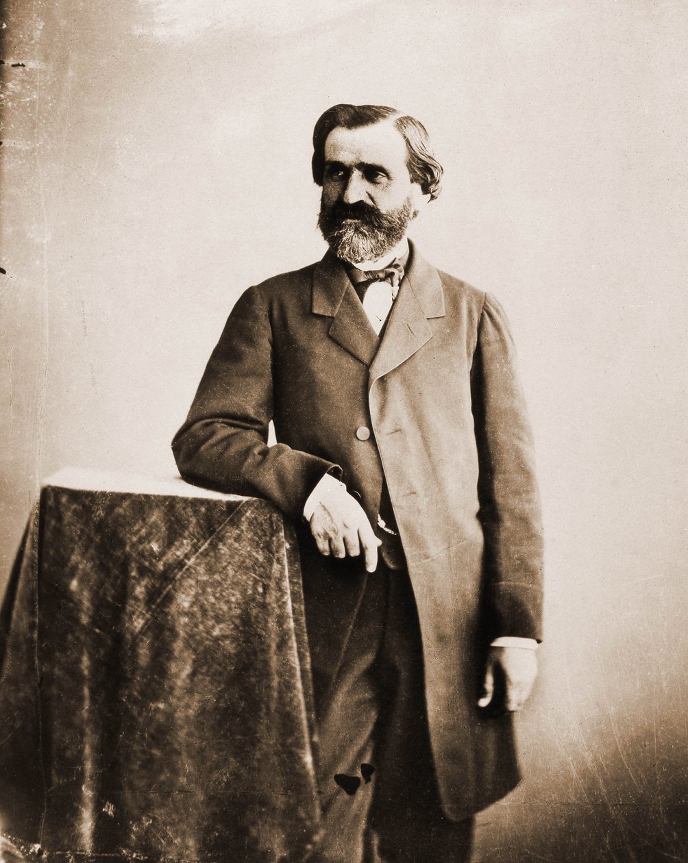 Portrett av Giuseppe Verdi, musiker 1813-1901 (bilde) av Nadar