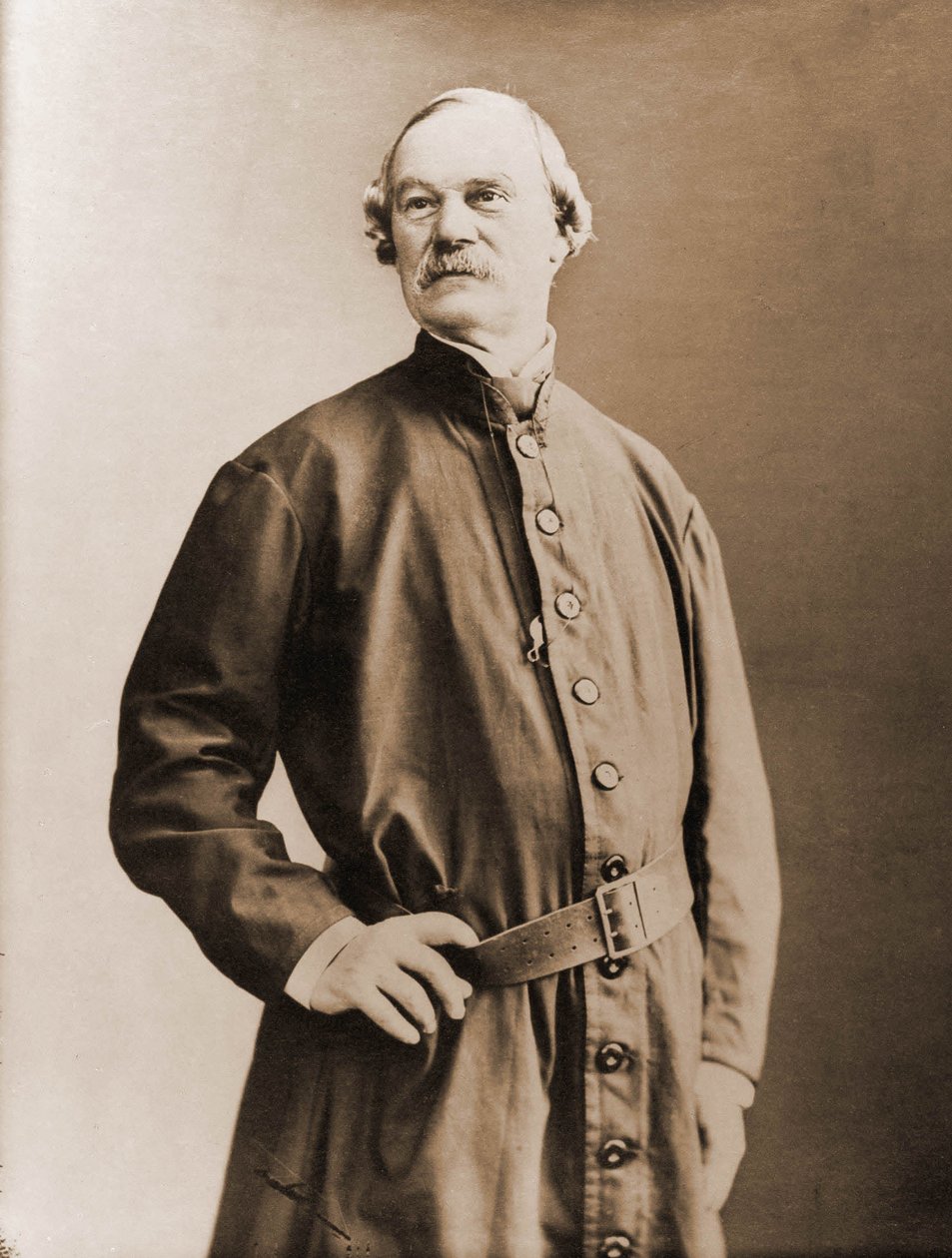 Portrett av Joseph Lemercier, trykker-litograf 1803-? (Foto) av Nadar
