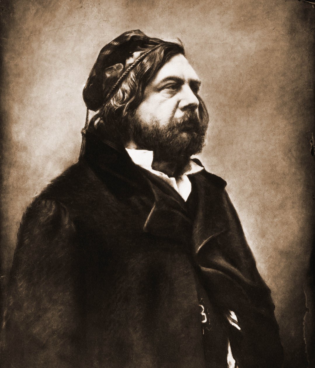 Portrett av Theophile Gautier, poet 1811-1872 (bilde) av Nadar
