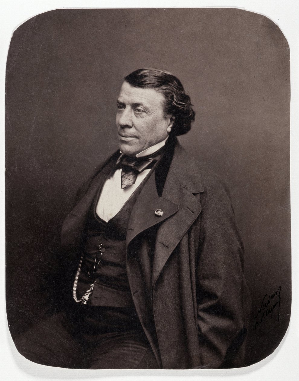Portrett av den franske kirurgen Philippe Ricord (1800-1889) av Nadar
