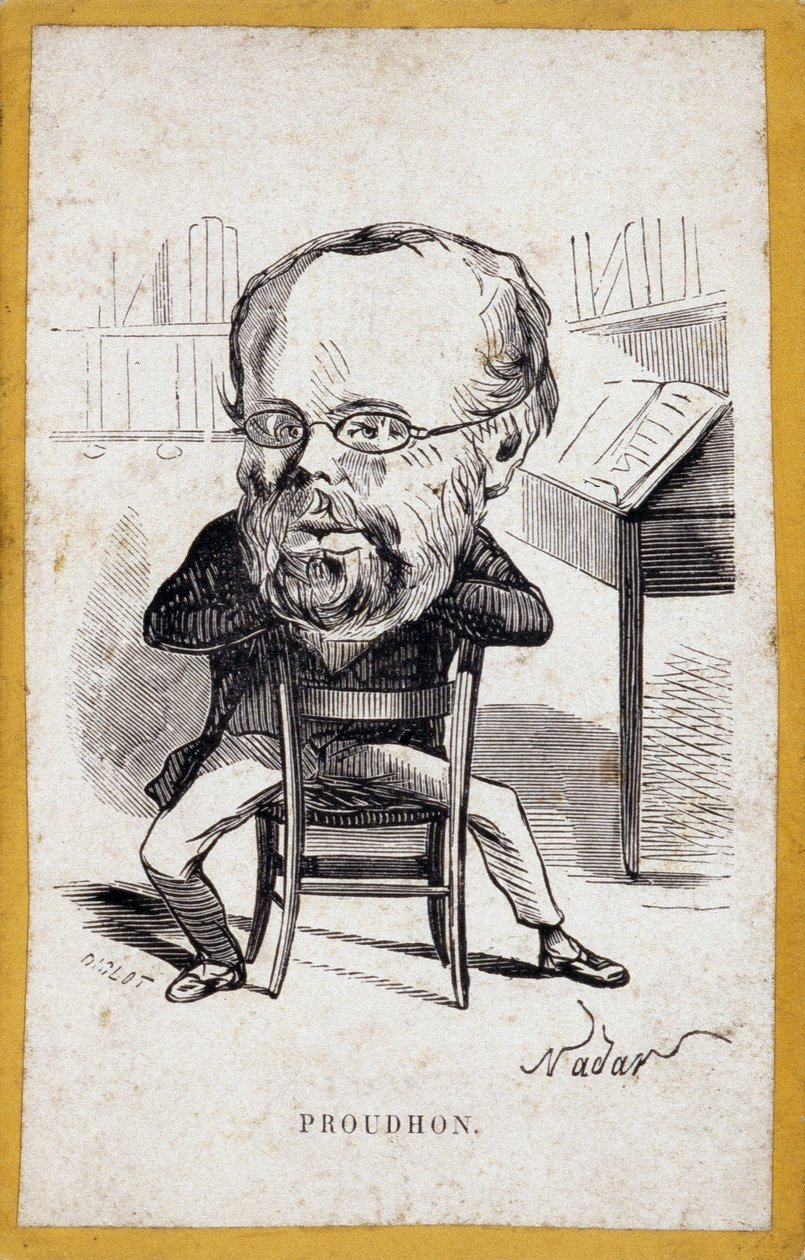 Portraits-charge (portraits charge) av Pierre-Joseph Proudhon (Pierre Joseph Proudhon av Nadar