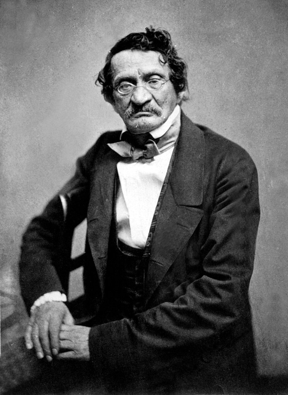 den ungarske tegneren Moses Saphir fotografert av Nadar, ca. 1857 av Nadar